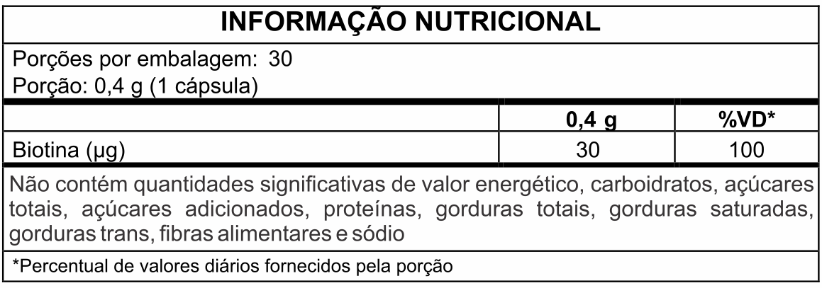 VITAMIN CAPS BIOTINA - Image 2