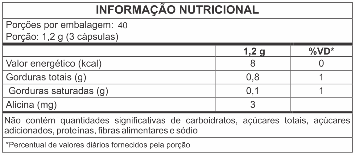 ÓLEO DE ALHO 60caps 400mg e 120caps 400mg - Image 4