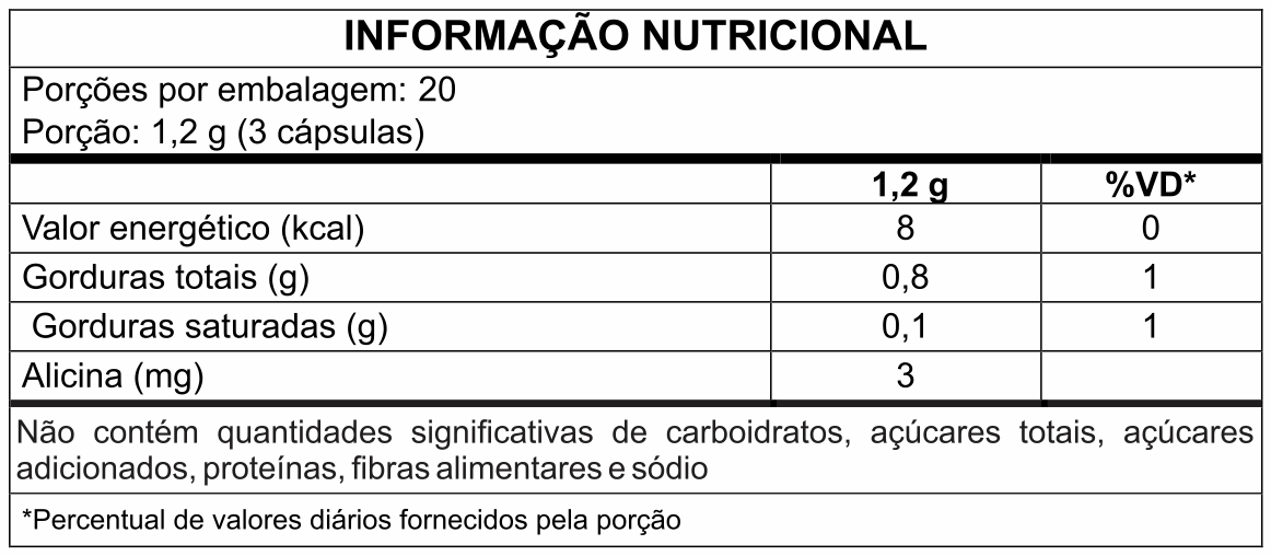 ÓLEO DE ALHO 60caps 400mg e 120caps 400mg - Image 3